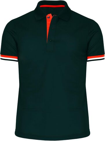 Men's Polo Shirt Short Sleeve Dri Fit Athletic Golf Polo Shirt Casual Polo Shirt in Saudi Arabia