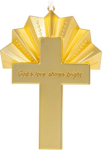 Hallmark Keepsake Christmas Ornament 2024, God's Love Shines Bright, Metal, Faith Gift in Saudi Arabia