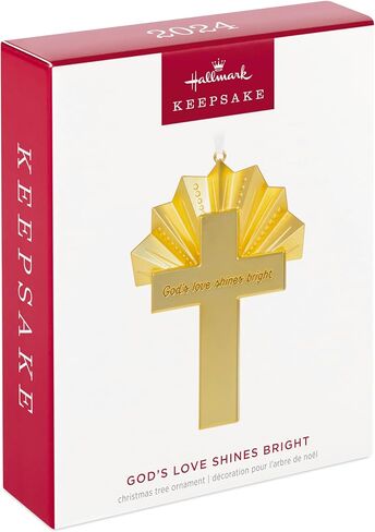 Hallmark Keepsake Christmas Ornament 2024, God's Love Shines Bright, Metal, Faith Gift in Saudi Arabia