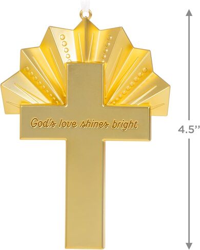 Hallmark Keepsake Christmas Ornament 2024, God's Love Shines Bright, Metal, Faith Gift in Saudi Arabia