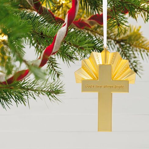 Hallmark Keepsake Christmas Ornament 2024, God's Love Shines Bright, Metal, Faith Gift in Saudi Arabia