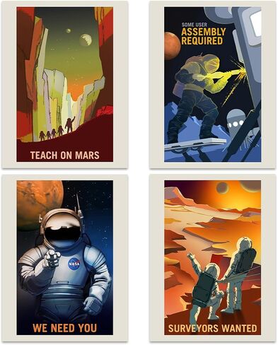 Doppelganger33 LTD NASA Poster Space Exploration Travel AD Pack x 18 Posters Art Prints in Kuwait