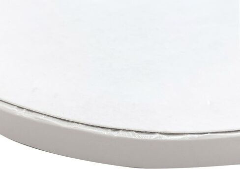 10 Inch Cake Drum, White Round Boards Cardboard for Wedding Birthday Party (1/2 Inch Thick, 5 Pack) - Professional Smooth Straight Edges - PACKIN WAY in Saudi Arabia