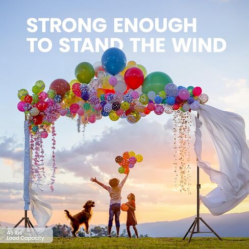 Julius Studio [Enhanced Heavy Duty] 10 x 9.8 ft. (W x H) Backdrop Stand Background Support System Accessory Kit, New Metal Cap Head, Upgrade Joints, Anti Slip Rubber Shoe, Photography Studio, JSAG660 in Kuwait