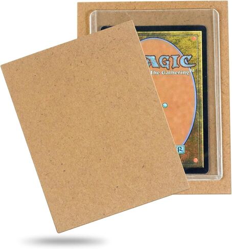 واقيات شحن بطاقات التجارة الخشبية لبطاقات البيسبول، وألواح الشحن البريدية للبطاقات الرياضية من اللوح الخشبي - 100 قطعة in Kuwait