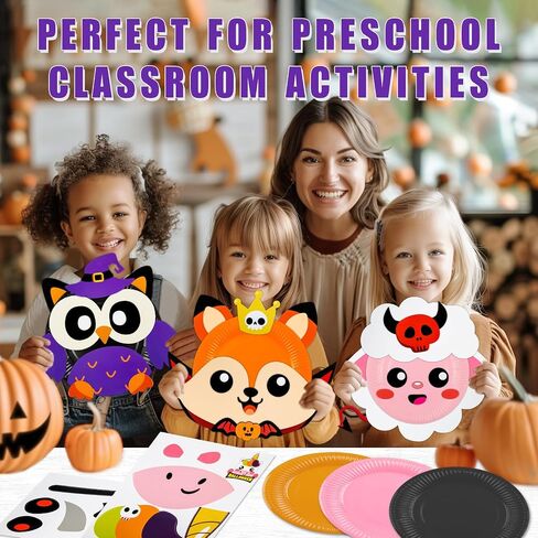 16 Pack Arts and Crafts for Kids, Toddler Crafts Animal Paper Plate Art Kit Gift for 3 4 5 6 Year Old Boys Girls DIY Kids Crafts for Birthday Party Favor Preschool Classroom Christmas Party Games in Saudi Arabia