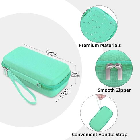 Travel Case for Portable Nebulizer Machine for Adults and Kids, Asthma Inhaler Carrying bag, Inhaler Spacer Storage Case Organizer, Handheld Mesh Atomizer Machine Holder, Black (Case Only) in Saudi Arabia