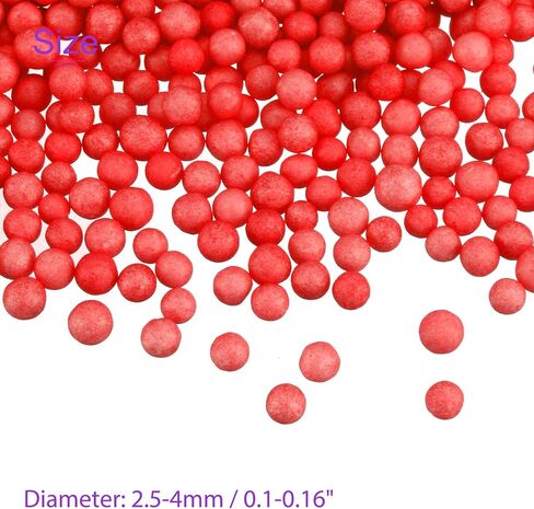 DMiotech 1 حزمة 0.3 بوصة رغوة الخرز الكرة البوليسترين كرات رغوة مستديرة بيضاء للحرف اليدوية والفنون وتزيين الحفلات in Kuwait