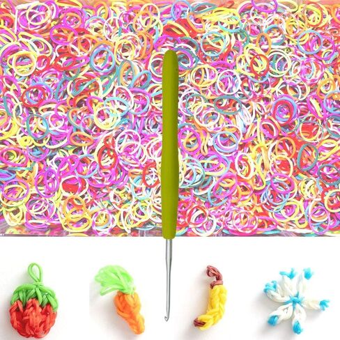 خطافات كروشيه كريم مافن 2 مم بمقابض مريحة للأيدي المصابة بالتهاب المفاصل. خطاف كروشيه طويل جدًا لجميع أنواع المطاط والخيوط (2 مم) in Kuwait