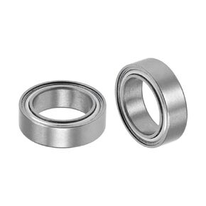 2pcs MR128ZZ Ball Bearing - [8x12x3.5mm] Chrome Steel Double Sealed Deep Groove Ball Bearings for Machinery Applications Industrial Equipment