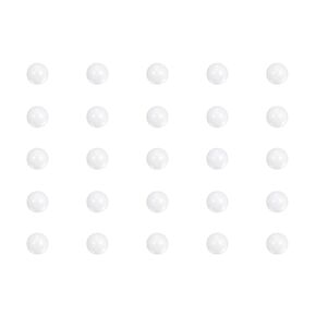 HARFINGTON 60pcs Zirconia Ceramic Balls 1.5mm Diameter G10 ZrO2 Ball for Bearings, White