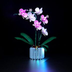 طقم إضاءة LED Welkin DC لمجموعة إضاءة توصيل USB من Lego المتوافقة مع Lego (الأضواء فقط، لا توجد نماذج Lego) (التحكم الصوتي، 10311)