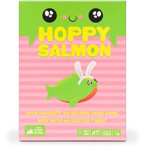 Exploding Kittens Happy Salmon Family-Friendly Party - Card Games for Adults, Teens & Kids