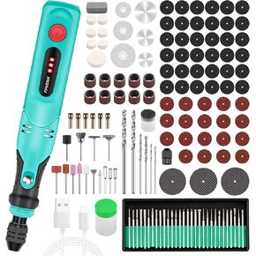 اف بي فيرا قلم نقش 20 واط مع 44 لقمة، اداة نقش كهربائية لاسلكية متعددة الوظائف بمنفذ USB لتصنع بنفسك وتلميع المجوهرات والزجاج والحجر والمعادن والبلاستيك والخشب in Kuwait