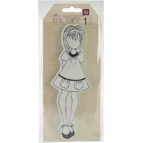 Prima Marketing DOLL9-10204 Mixed Media Doll Cling Rubber Stamps, Borders in Kuwait