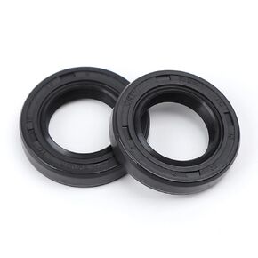 2Pcs Oil Seal 30mm x 45mm x 8mm in High-Concentration Nitrile Rubber Material Double Lip with Spring for Bearing Shaft