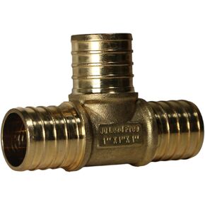 2 Pieces XFITTING 1" x 1" x 1" Pex Tee, Pex B Crimp Version 23-1-3=2X (2 Packs)