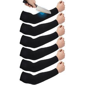 Neer 3 Pairs Cut Resistant Arm Sleeves Level 5 Arm Guard Protectors for Thin Skin Bruising Protective Sleeves for Men Women