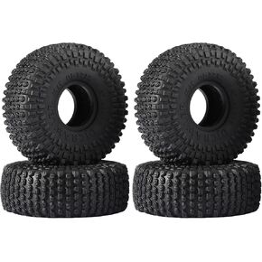 Super Soft Sticky 1.0 Wheel Tires Mud Stud Tires 68 * 25mm for TRX4M 1/18 1/24 RC Crawler Axial SCX24 FMS FCX24 RC Car Upgrade