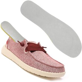 Replacement Shoe Insoles for Hey Dude Women's Wendy Shoes, Footwear Inserts for Comfortable Light-Weight and Cushion Shock Absorbing (US Women6-EU37)