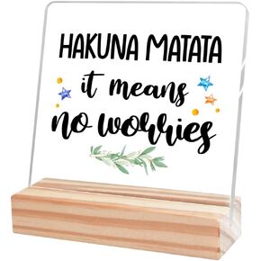 Inspirational Desk Decor,One Must Champion Oneself and Say Acrylic Plaque for Office Desk Tabletop Decor,Motivational Gift for Women Men Friend Family A360