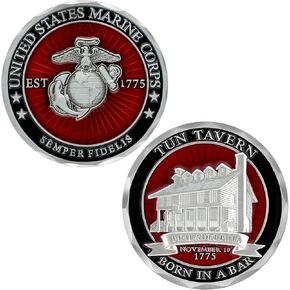 USMC Core Values Coin- Marine Corps Challenge Coin – Certified Disabled USMC Veteran Owned Small Business