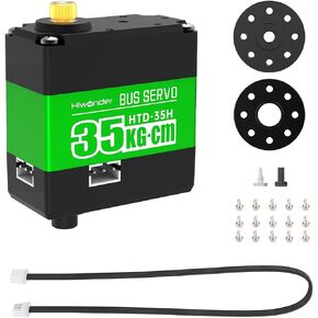 Hiwonder LX-824HV Three connectors Bus Servo, Support Temperature, Voltage, Position Feedback (Control Angle 240°)