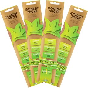 Gonesh Extra Rich Variety #1 Incense - 4 Pack
