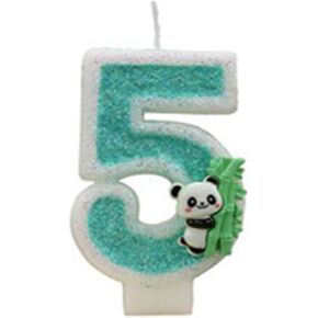 Super Cute Panda Themed Birthday Candles - Perfect for Kids and Adults Birthday Party Cake Decorations, Eco-friendly and Smokeless (2)
