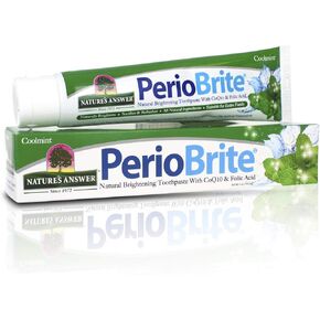 Nature's Answer Periobrite Toothpaste, Cool Mint, 4 Ounce ( Pack of 6) | For Sensitive Teeth | Whitens Teeth | Freshens Breath | Minimizes Dry Mouth