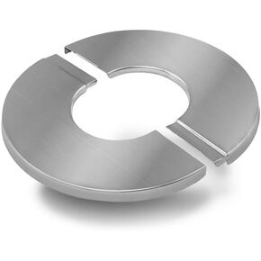 Hitefu 2PCS Wall Split Flange, Stainless Steel Round Escutcheon Plate Cover, Wall-mounted Water Pipe Cover for 0.94"/24mm Diameter Pipe
