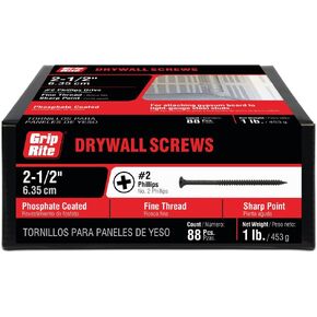 Grip Rite, Black 212DWS1, 1lb Box, 119 Count in Kuwait