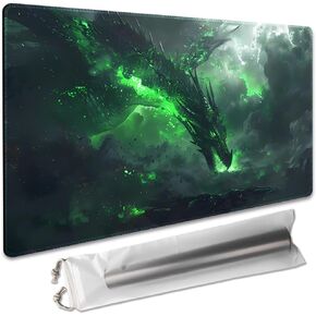 SIXTORE Premium Board Game 14x24in TCG Playmat Compatible for OCG CCG RPG MTG Playmats,Mousepad Desk Mats(Five Elements)