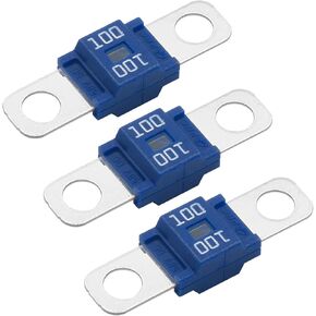 3 قطع 125A Midi Fuse، AMI Bolt-on Car Fuse للشاحنات، سيارة الركاب الكهربائية عربة الجولف متنقل in Kuwait