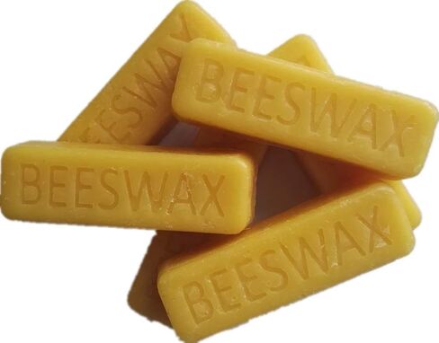 Beesworks® (6) 1oz White Beeswax Bars - Package of (6) 1oz Bars (6oz) - Cosmetic Grade. in Saudi Arabia