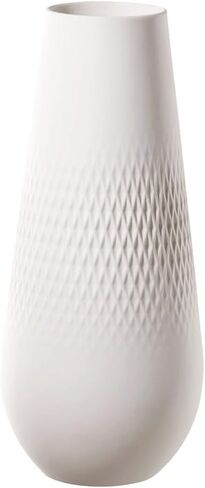 Villeroy & Boch Collier Noir Tall Vase : Carre, 4.5 in, Black in Saudi Arabia