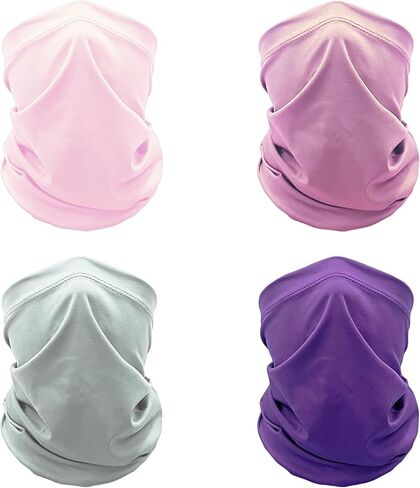 Neck Gaiter Face Mask Scarf Gator Sun Cooling Balaclava Versatile Bandana Cover UV Protection Headwear for Men Women in Saudi Arabia