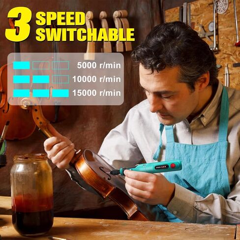 اف بي فيرا قلم نقش 20 واط مع 44 لقمة، اداة نقش كهربائية لاسلكية متعددة الوظائف بمنفذ USB لتصنع بنفسك وتلميع المجوهرات والزجاج والحجر والمعادن والبلاستيك والخشب in Kuwait