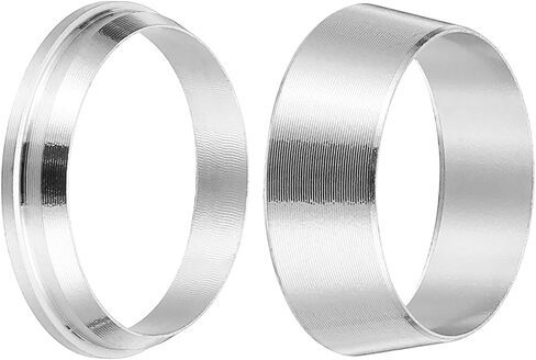 PATIKIL 6mm Tube OD 304 Stainless Steel Compression Tube Fitting Sleeve, 20 Pack Double Ferrule Ring Tubing Fitting Assortment Kit, Silver in Kuwait