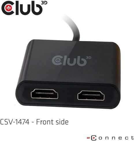 Club3D CSV-1474 USB 3.2 Gen1 Type A to HDMI Dual Monitor 4K60Hz in Saudi Arabia