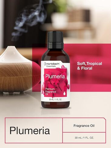 زيت عطري بلوميريا | 4 أونصة سائلة (118 مل) | درجة ممتازة | للناشرين وصناعة الشموع والصابون والمشروعات اليدوية والمزيد | بواسطة هورباخ in Kuwait