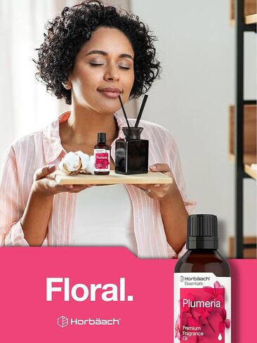 زيت عطري بلوميريا | 4 أونصة سائلة (118 مل) | درجة ممتازة | للناشرين وصناعة الشموع والصابون والمشروعات اليدوية والمزيد | بواسطة هورباخ in Kuwait
