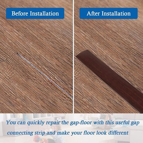 Floor Transition Strip Floor Cover Strips Self Adhesive Flooring Transitions Laminate Floor Strip 2" Wide Vinyl Floor Flat Divider Strip Elegant Wood Grain Design (5cm, 6.56Ft, Gray) in Saudi Arabia