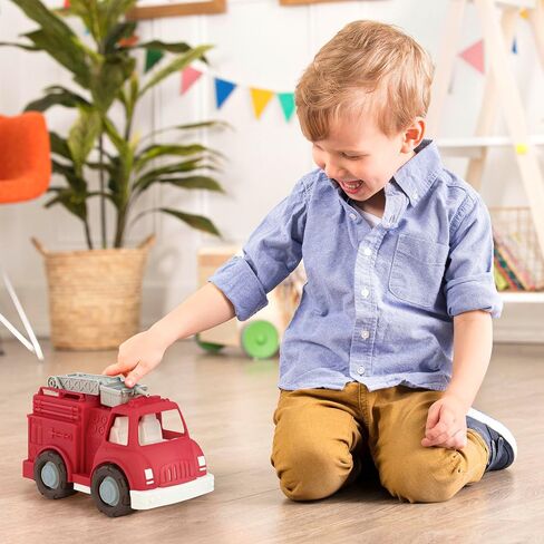Battat- Wonder Wheels- Toy Excavator Truck – Digger Truck with Moveable Arm, Bucket, Cab – Construction Toy for Toddlers- Recyclable – 1 Year + in Kuwait
