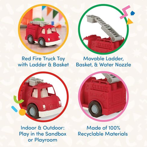 Battat- Wonder Wheels- Toy Excavator Truck – Digger Truck with Moveable Arm, Bucket, Cab – Construction Toy for Toddlers- Recyclable – 1 Year + in Kuwait