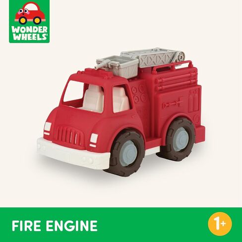 Battat- Wonder Wheels- Toy Excavator Truck – Digger Truck with Moveable Arm, Bucket, Cab – Construction Toy for Toddlers- Recyclable – 1 Year + in Kuwait
