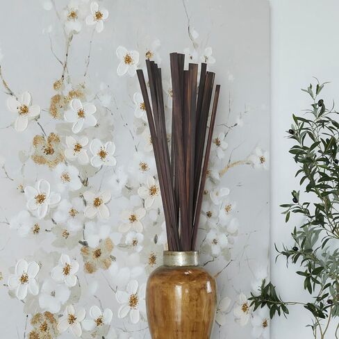 Deco 79 Dried Plant Sticks Natural Foliage, 1" x 1" x 39", Dark Brown in Saudi Arabia