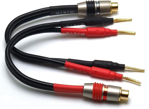 RCA إلى فليكس دبوس الموز محول القابس 6 بوصة فليكس دبوس الموز المقابس إلى أنثى RCA كابل الصوت 2 حزمة (4 مم الموز التوصيل إلى RCA) in Saudi Arabia