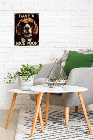 Metal Sign Golden Retriever Are You Pooping Sign Vintage Funny Sign Retro Aluminum Tin Signs for Home Farm Garden Bar Bathroom Kitchen 8x12 Inches(169) in Saudi Arabia