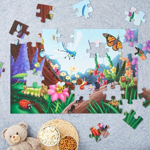 48-Piece Noahs Ark Jumbo Floor Puzzle for Kids Ages 3-5, Jigsaw Puzzle for Preschool, Kindergarten, Elementary School Classroom Learning Activities (2x3 ft) in Saudi Arabia